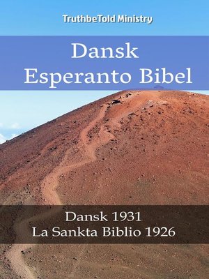 cover image of Dansk Esperanto Bibel